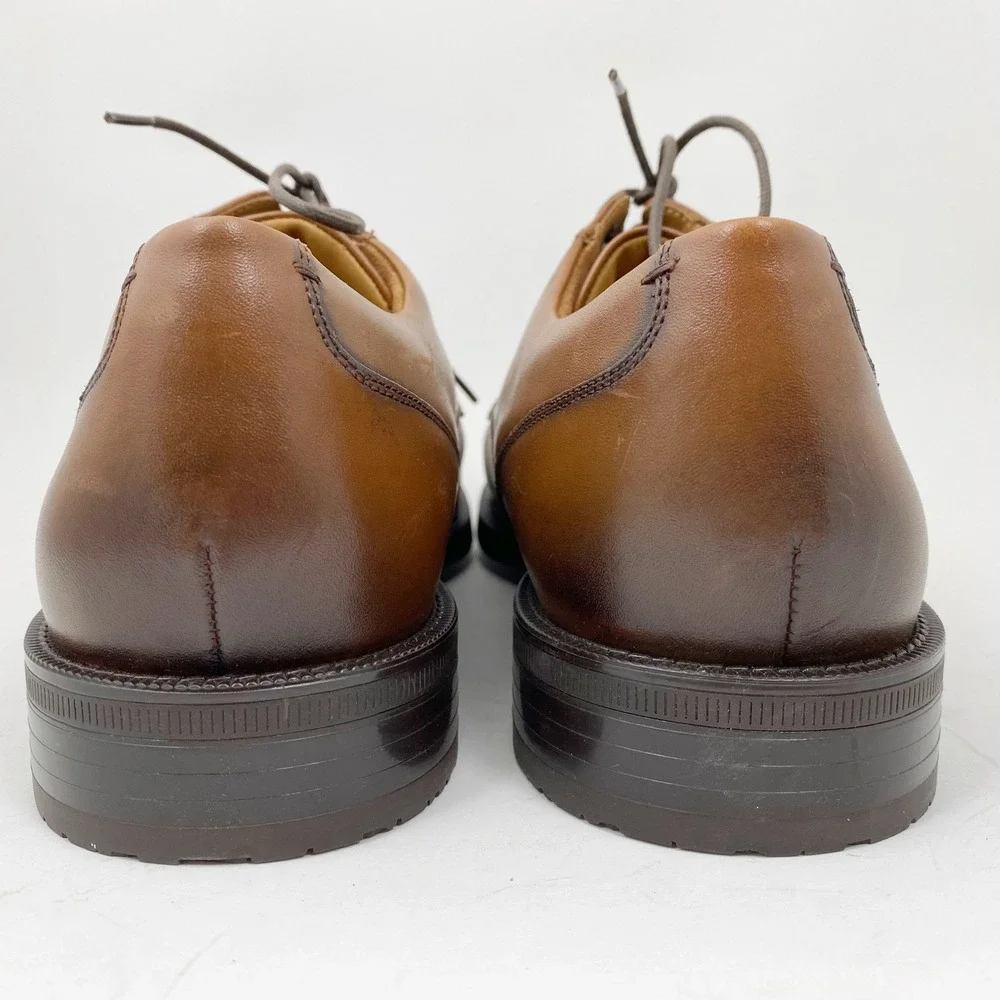 Cole Haan Bedford Grand 360 Cap Toe Oxford Mens 12 M British Tan Leather NWOB